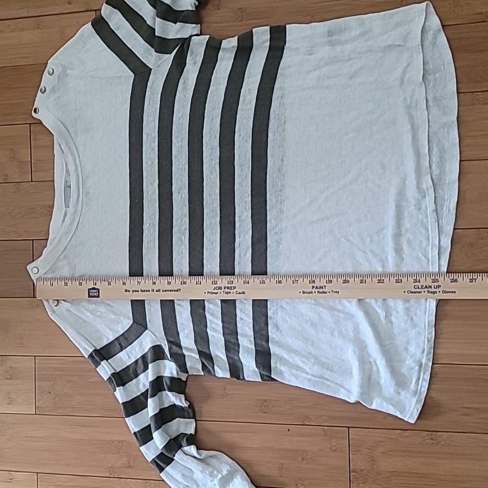 Chico's Boatneck  100% Linen Women Pullover Top XL - Picture 8 of 10